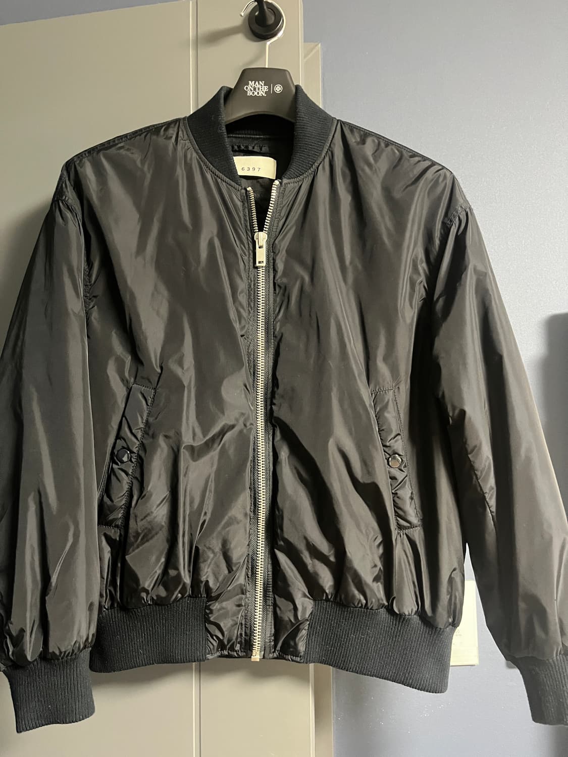 6397네이비 봄버자켓 상품이미지5