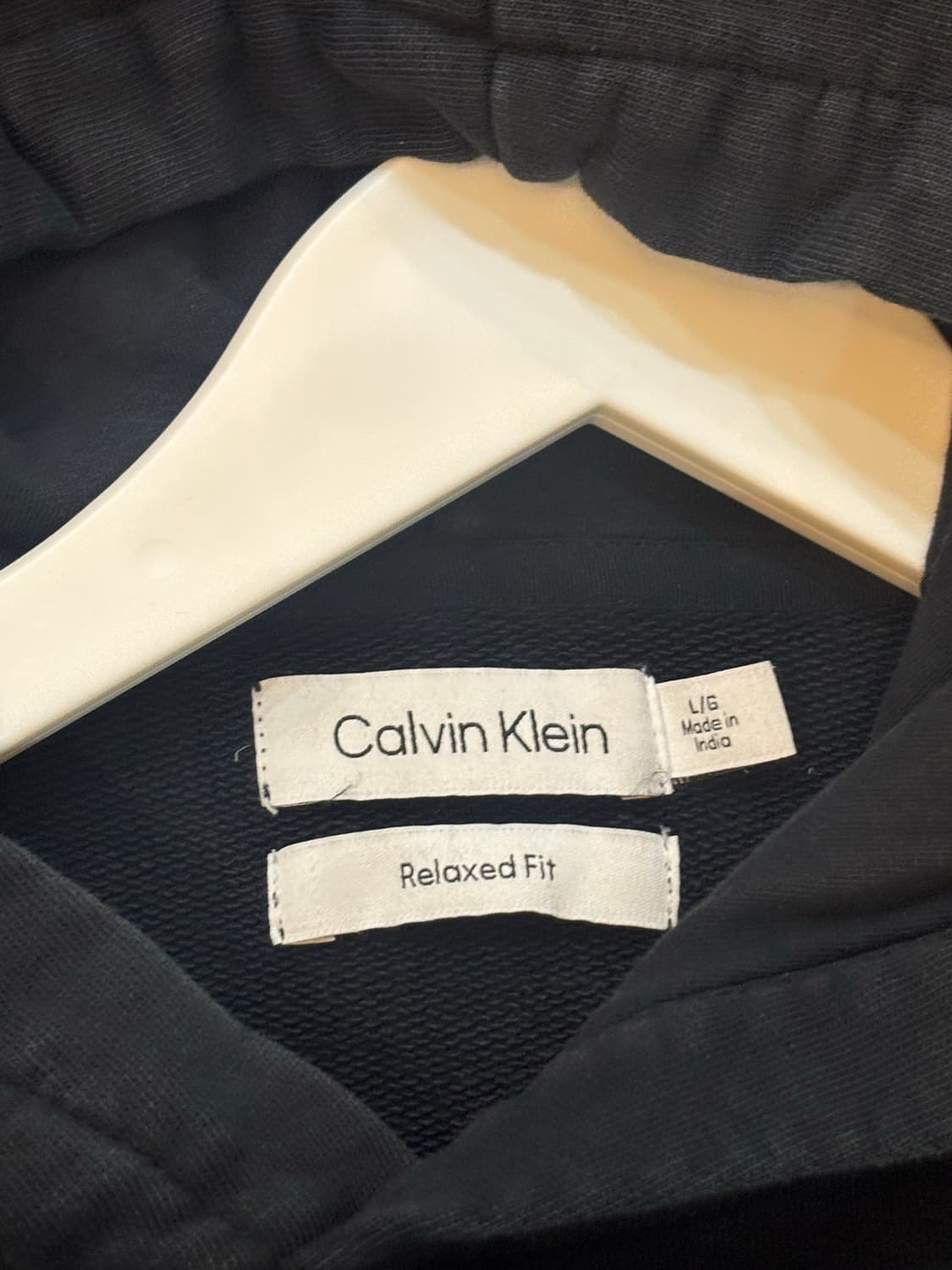 CK 캘빈클라인 후드티 블랙 L사이즈 상품이미지5