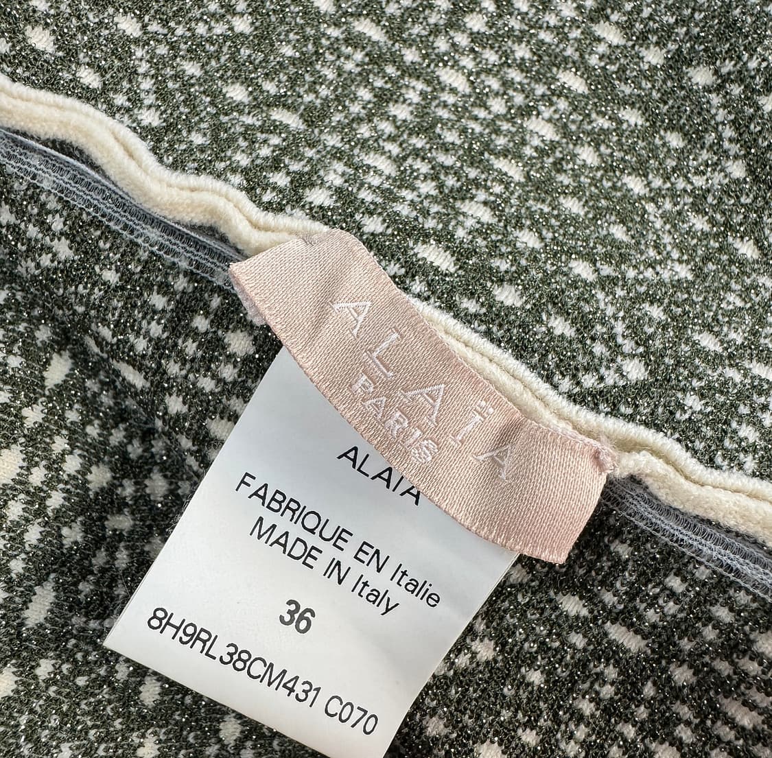 알라이아 스캘럽 울 니트 원피스 상품이미지3