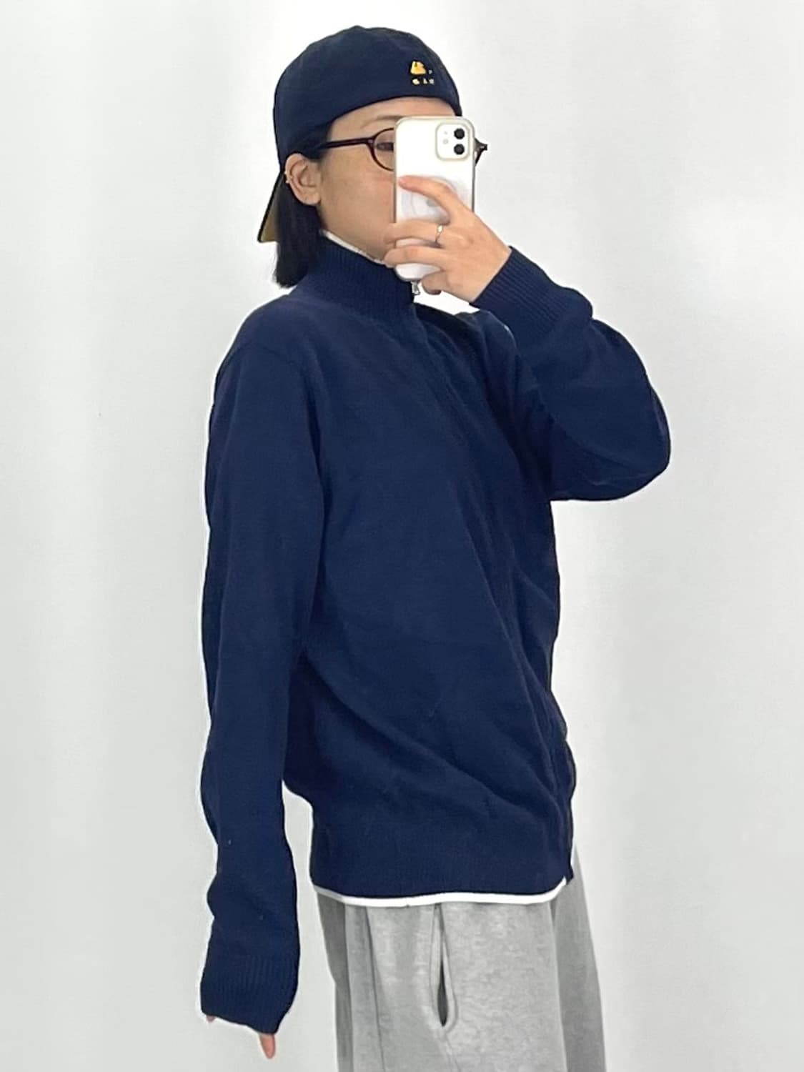  [L]폴로 골프 네이비 집업 CK9803 상품이미지3