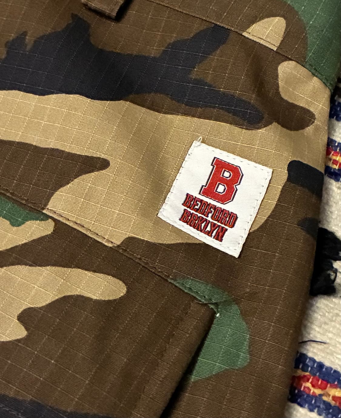 (L/35~39)배드포드 브루클린 립스탑 밀리터리 우드랜드 카모팬츠 상품이미지8