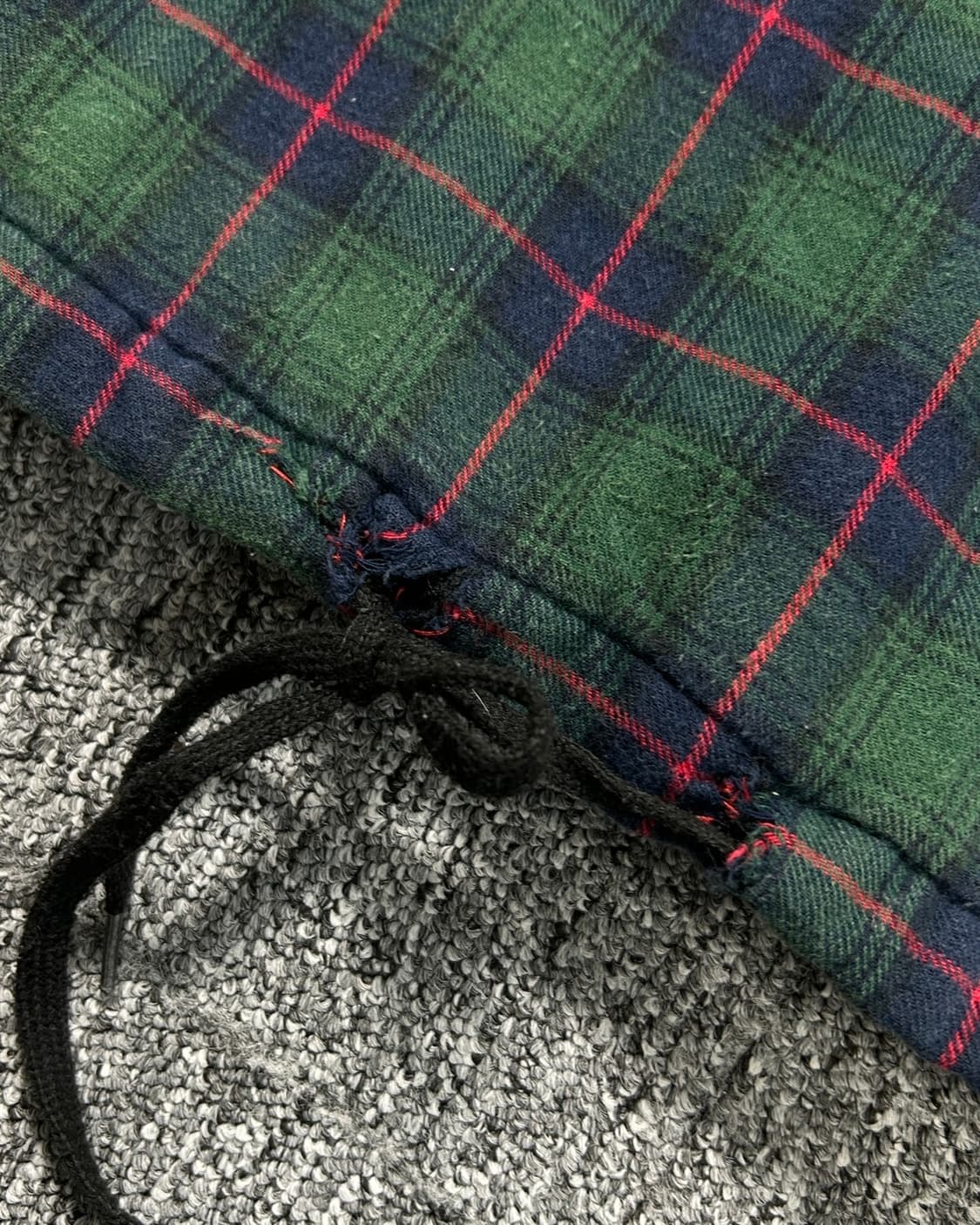 아임낫어휴먼비잉 멀티 컬러 체크 아노락  상품이미지7