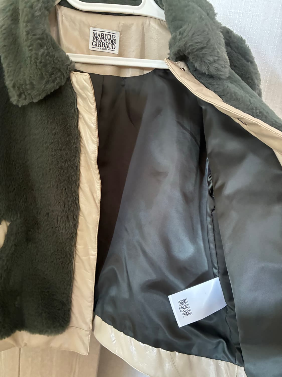 마리떼 프랑소와 저버 퍼 카라 숏 자켓 OS 상품이미지6