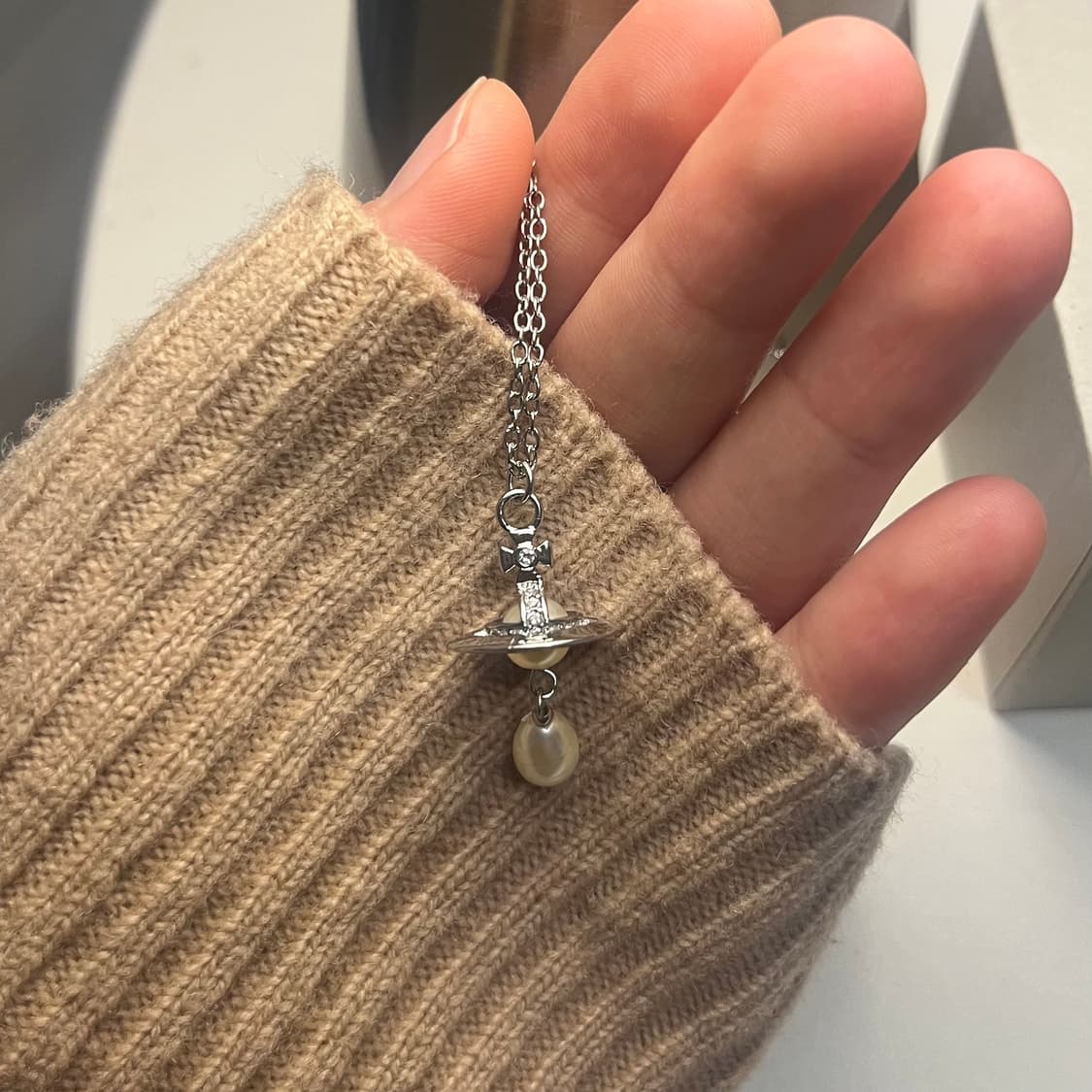 비비안웨스트우드 알렉사진주 목걸이 풀박스 상품이미지4