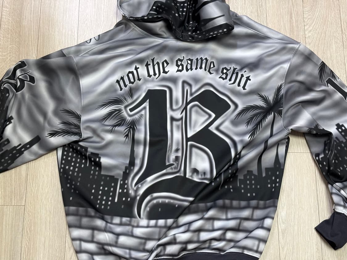 배디 후드집업Chicano Love Zip Hoodie Black 상품이미지2