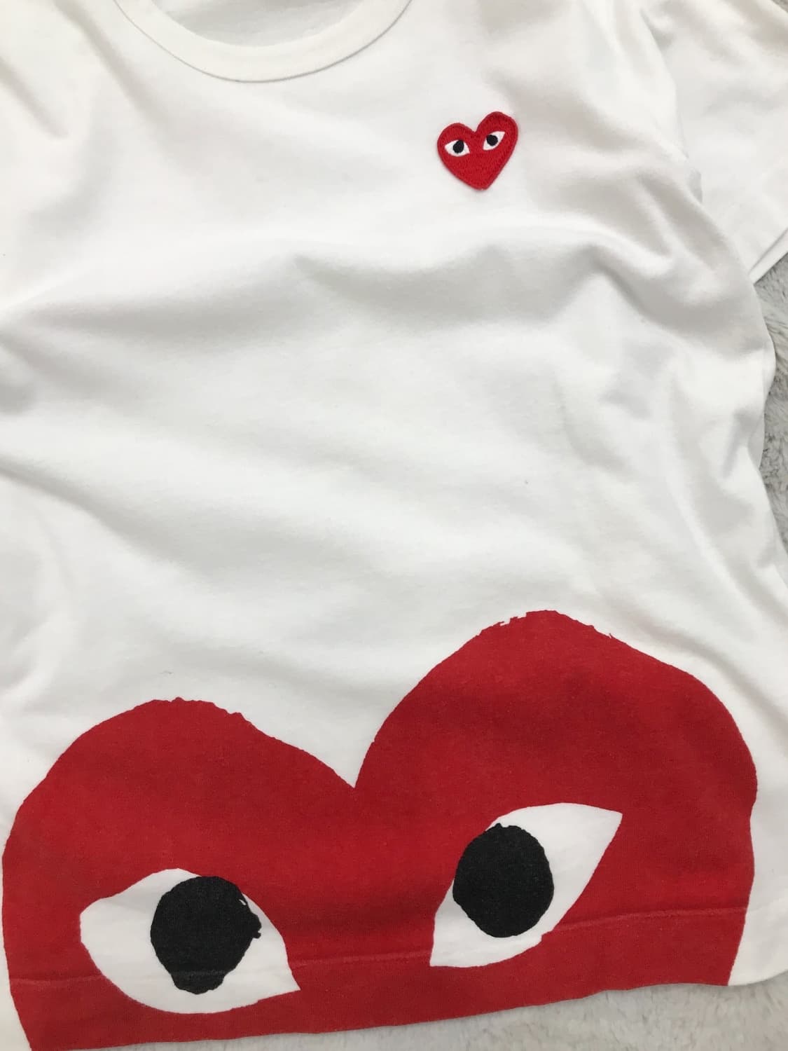 ❤️ 꼼데가르송 더블하트 반팔 티셔츠 ❤️ 상품이미지7