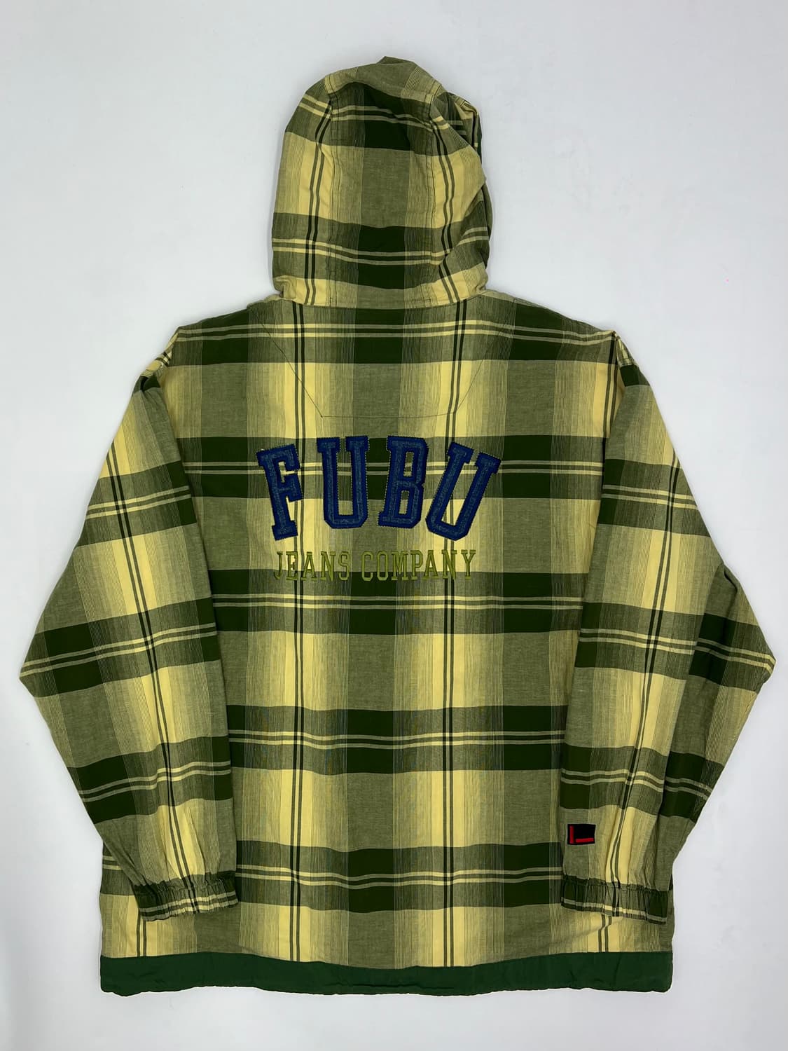 후부 진스 체크 자켓 상품이미지3