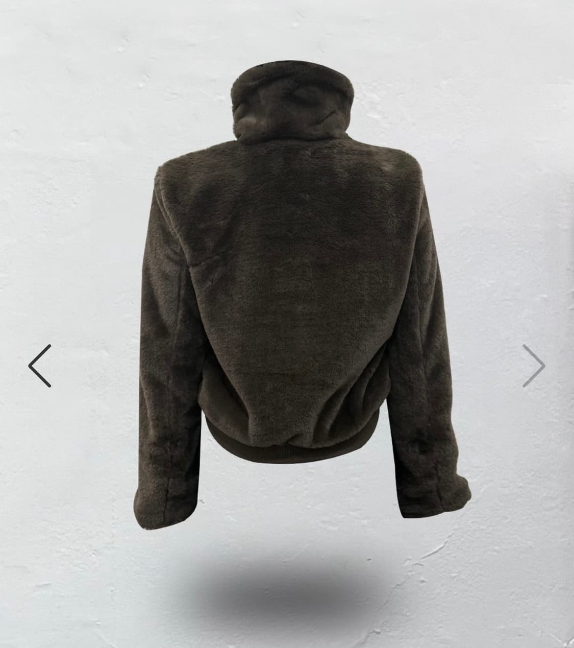 양털 하이넥 후리스 퍼 자켓 상품이미지2