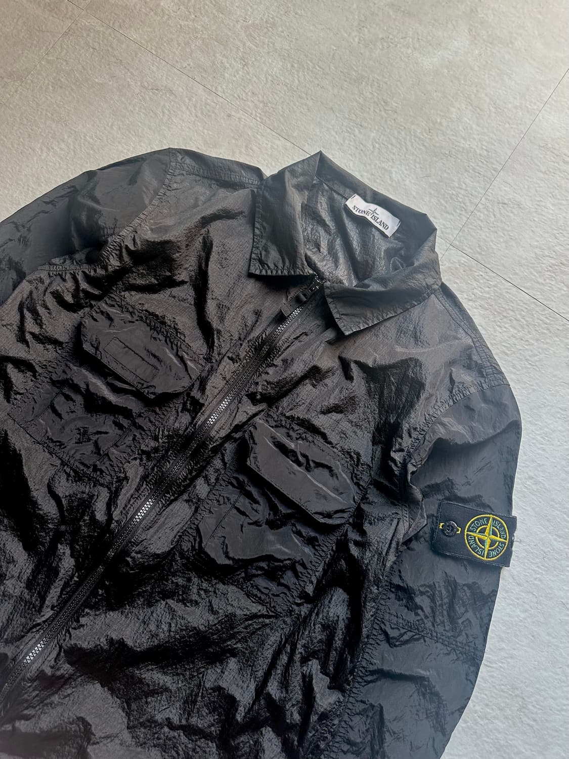 스톤아일랜드 나일론메탈 셔츠 자켓 상품이미지2