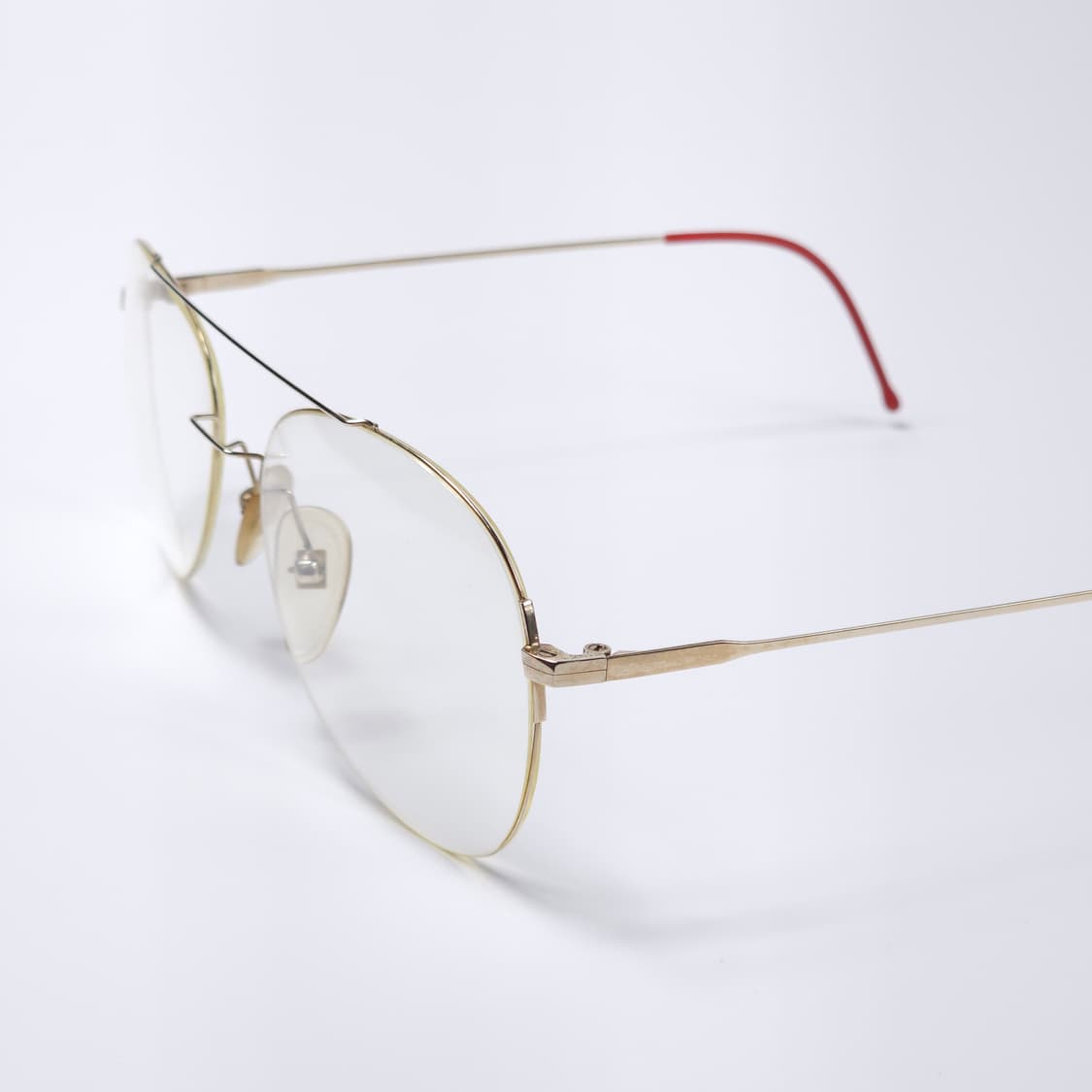 90년도 18K 도금 빈티지 투브릿지 안경 상품이미지3