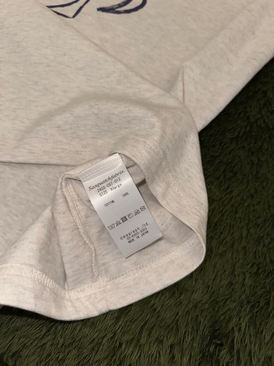 [XL] 사스콰치패브릭스 24SS 프린팅 반팔 티셔츠 상품이미지7