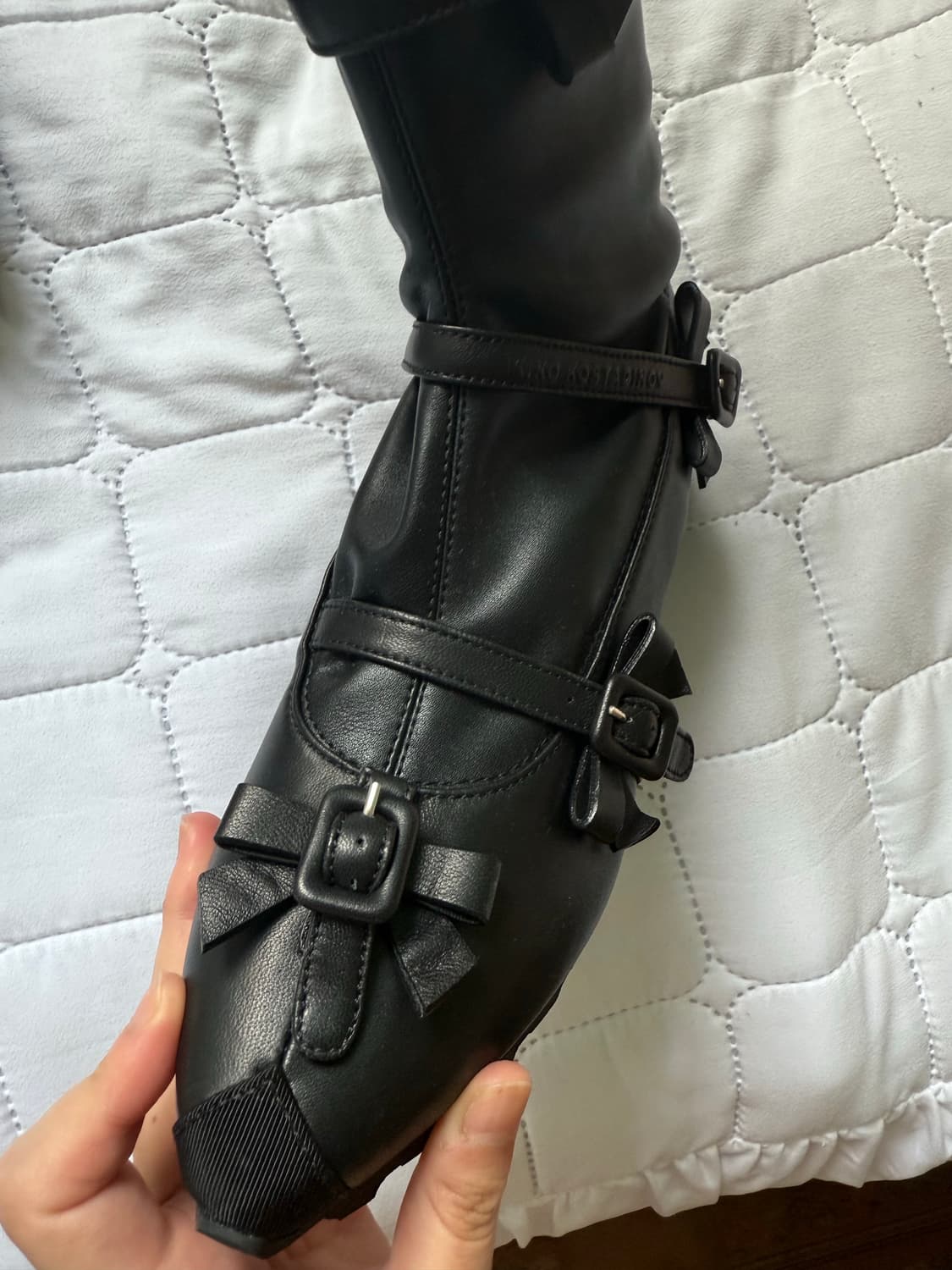 Kiko kostabinov RIBBON HIGH BOOT MIDNIGH 상품이미지3