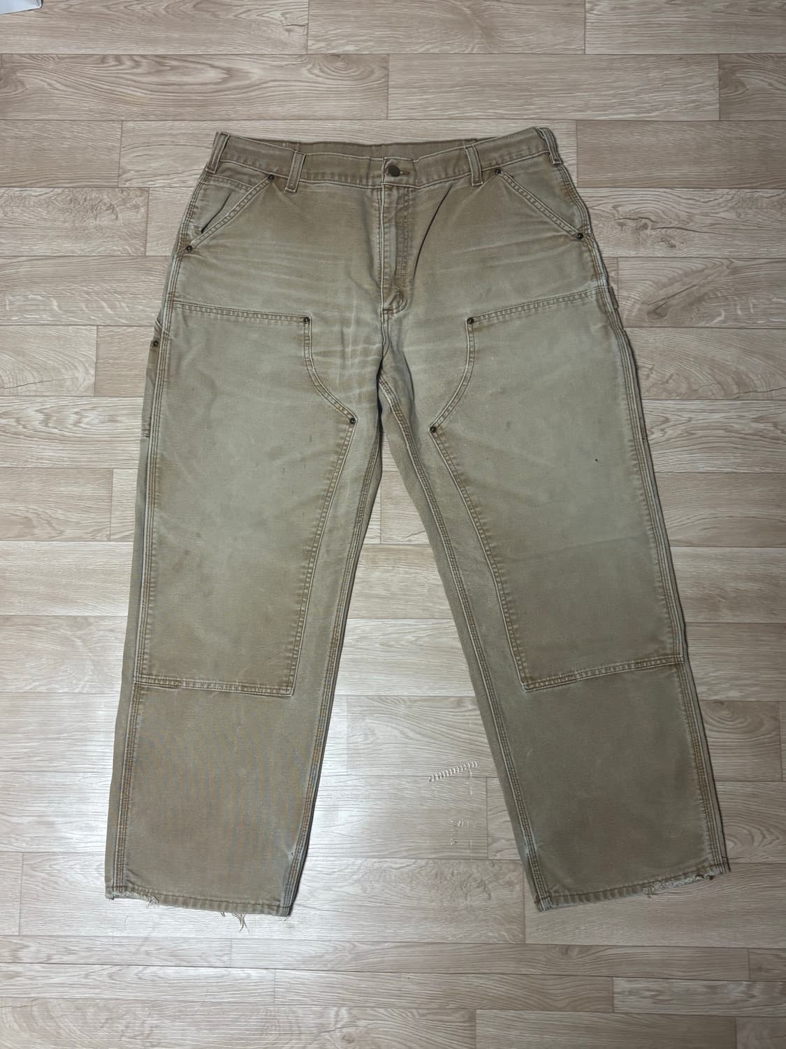 칼하트 더블니 던가리 핏 38X32 멕시코 상품이미지1