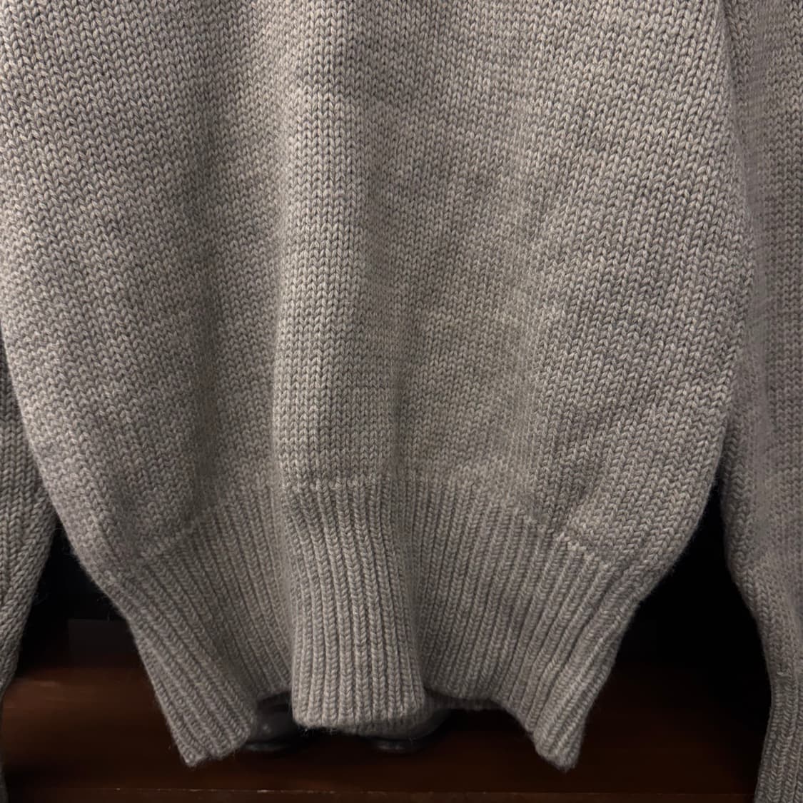 90s 폴로 랄프로렌 헤비 울 클래식 프레피 와펜 럭비 니트 N231 상품이미지4