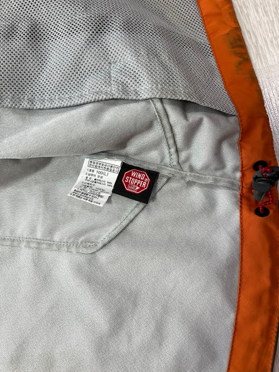 노스페이스 써밋시리즈 윈드스토퍼자켓100 상품이미지9