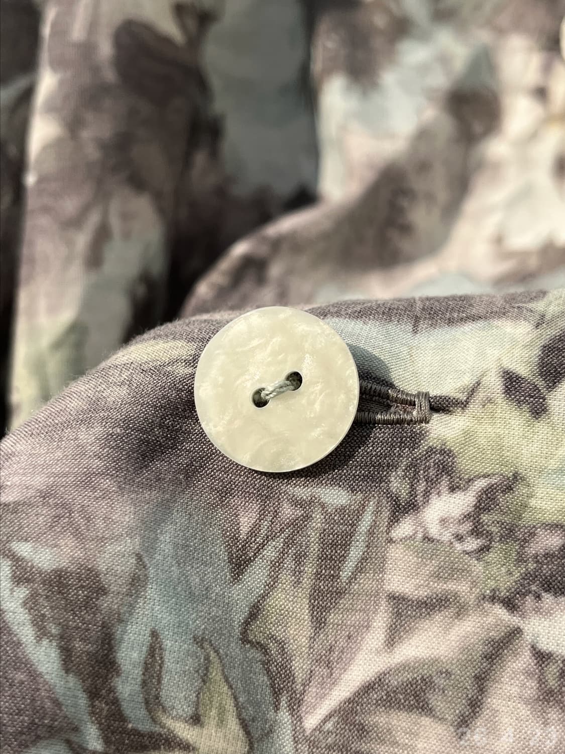 Floral Jade Top 플로럴 옥색 셔츠 상품이미지3