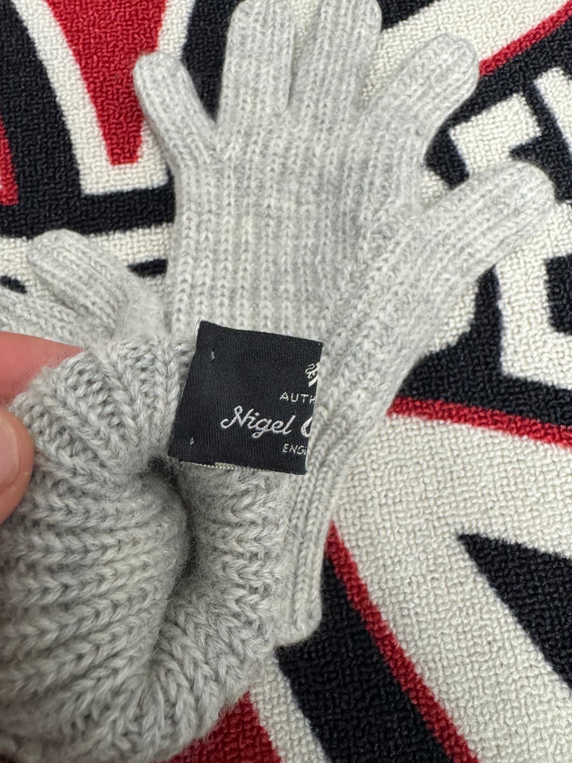 나이젤 카본 리브드 골리 글러브 라프 그레이 상품이미지3