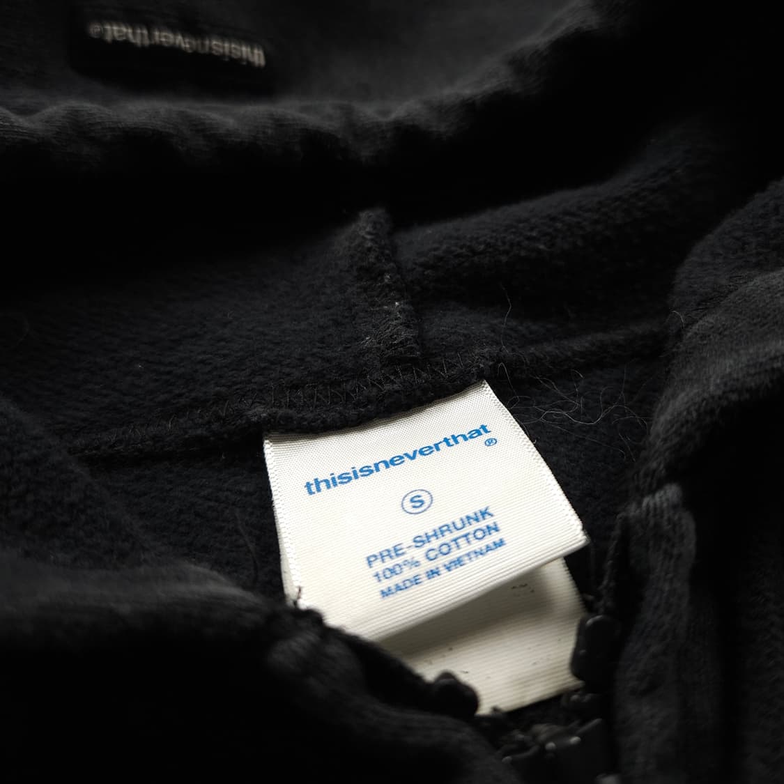 디스이즈네버댓 스펠아웃 빅로고 박시핏 후드 집업 (M) 상품이미지5