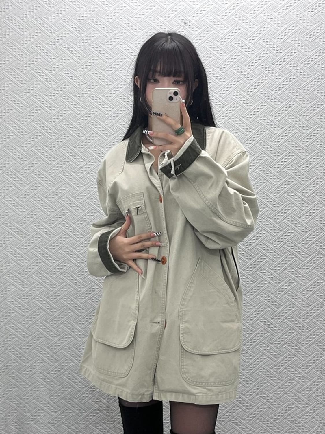 엘엘빈 빈티지 레트로 90's 워크 초어 자켓 L C10584 상품이미지2