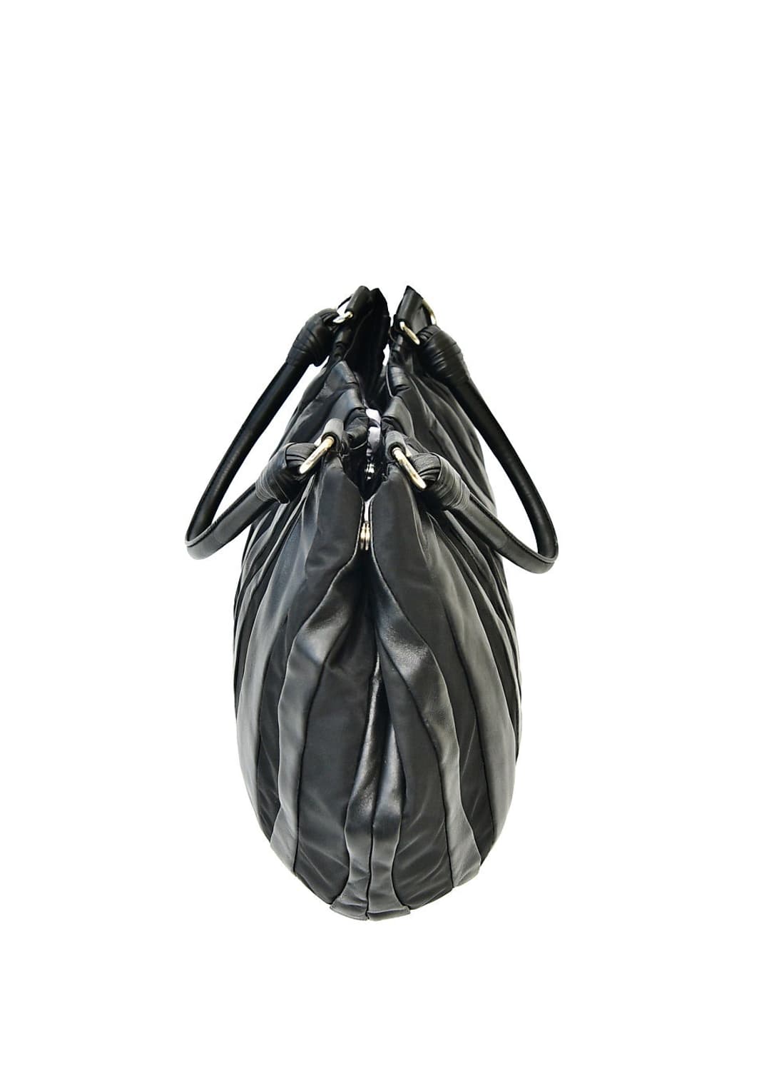 프라다 나일론 나파 레더 웨이브 호보백(정품) 상품이미지3