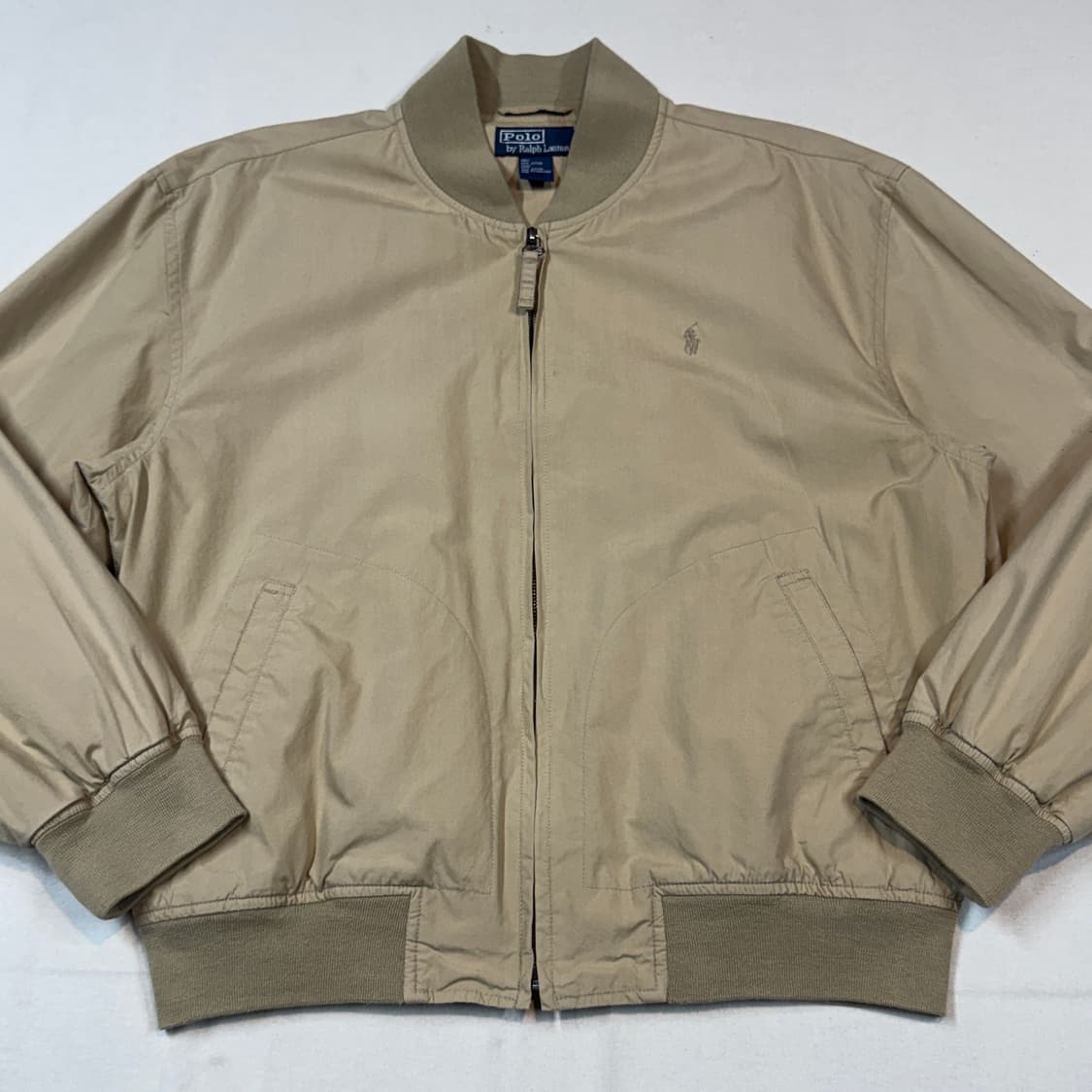 M) 폴로 랄프로렌 베이지 봄버 블루종 자켓 상품이미지2