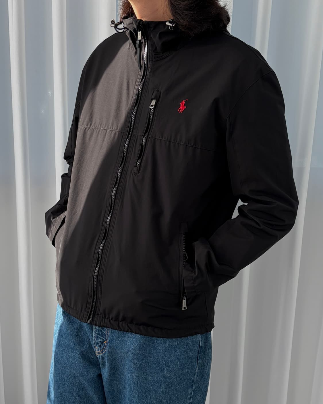 [M]폴로 랄프로렌 체스트 포켓 후드 바람막이 상품이미지4