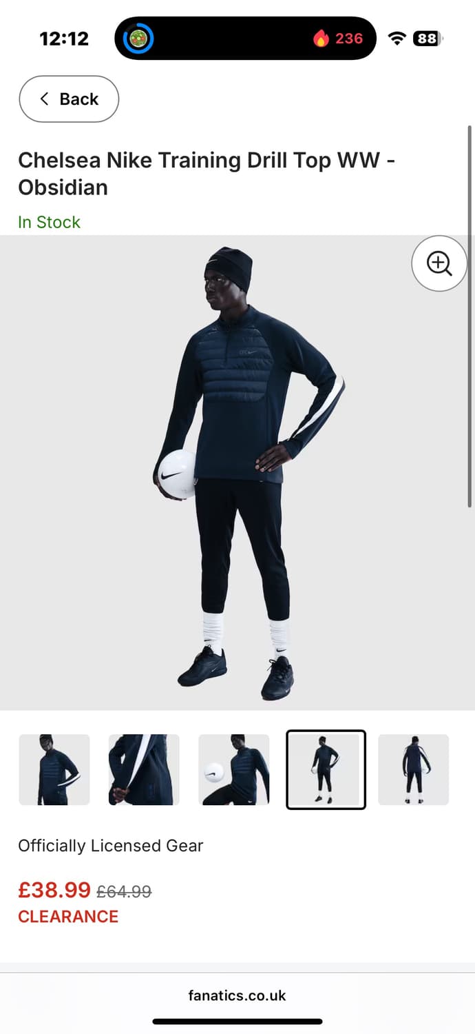 나이키 첼시 드릴탑 새상품 상품이미지1