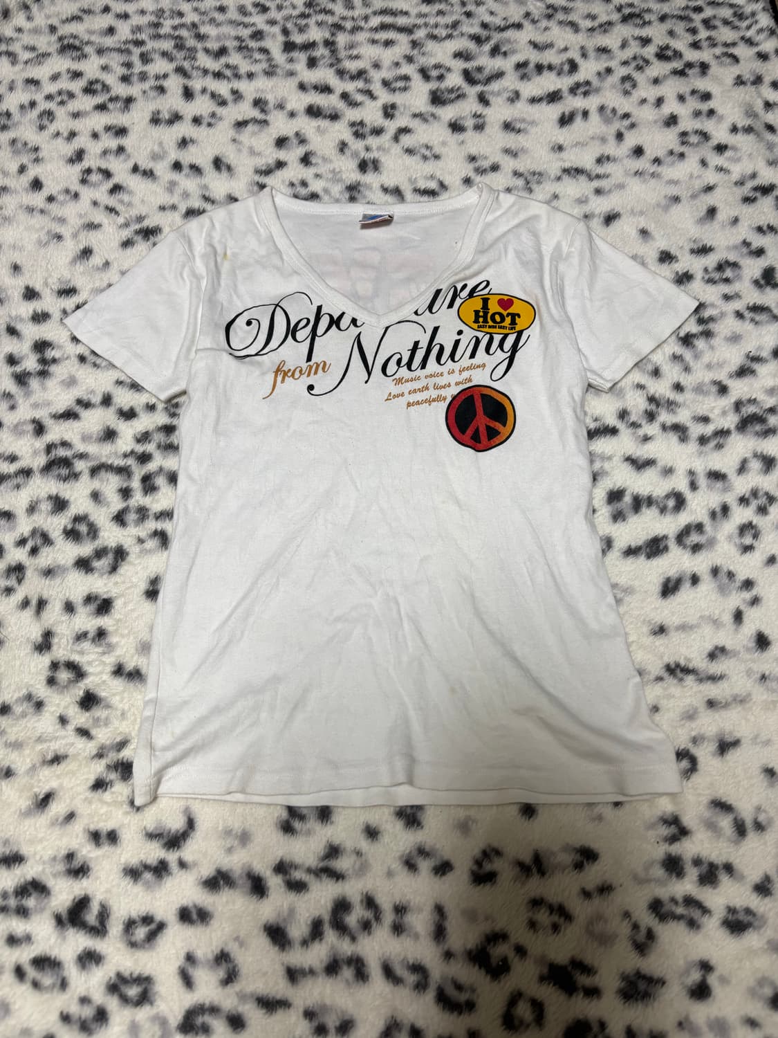 “Unknown” Y2K Mood Print Tee 상품이미지1