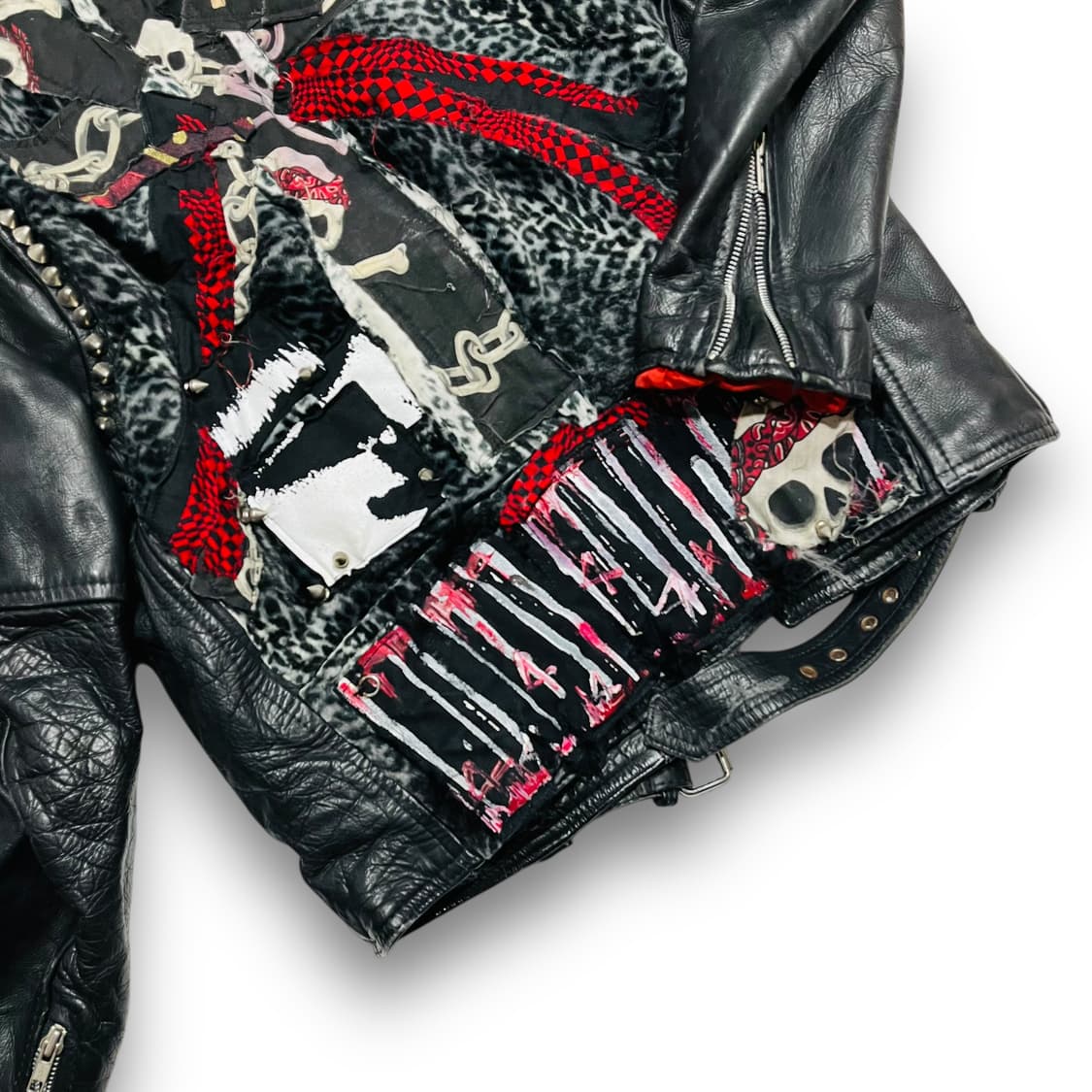 FAIR 90s American Leather Rider Jacket ! 상품이미지7