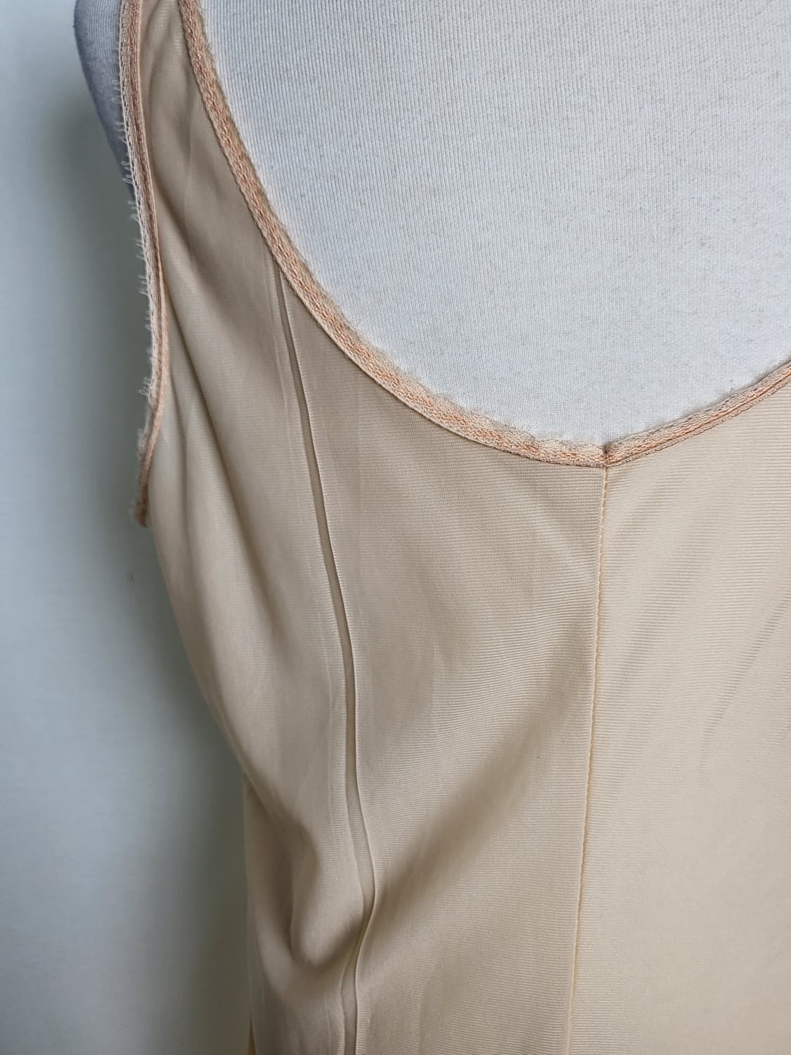 빈티지 샴페인 베이지 슬립 원피스 상품이미지4