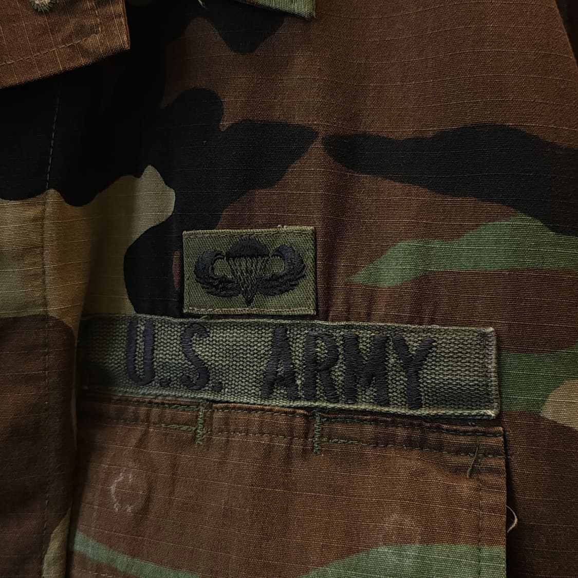 90s 미군 BDU 카모셔츠 우드랜드 라지 래귤러 상품이미지6