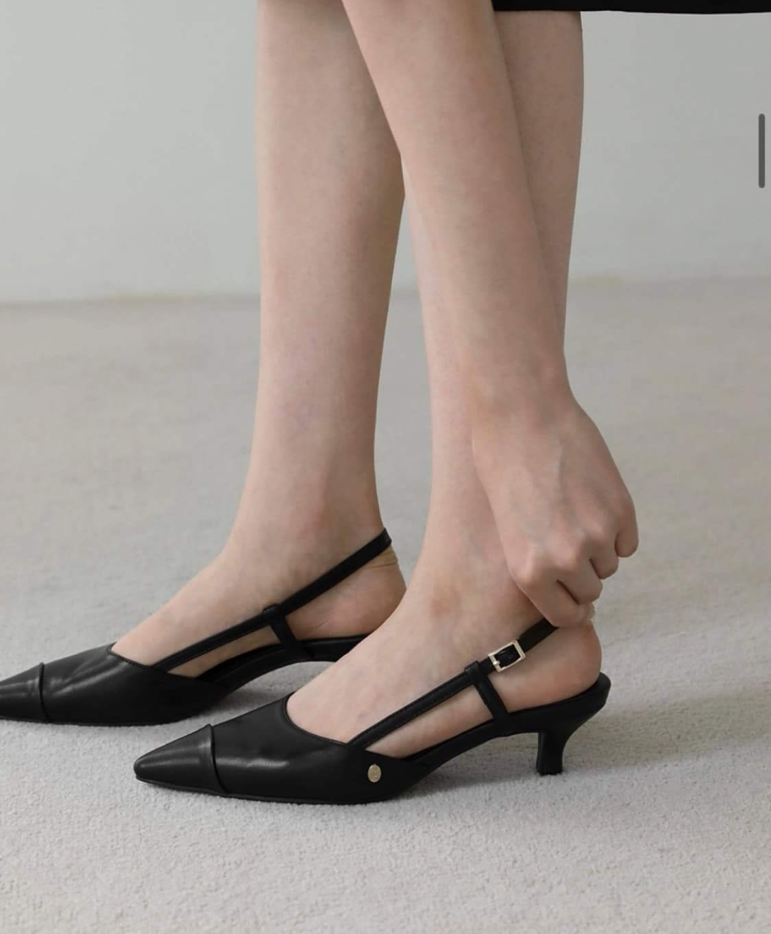 사뿐 아린스 베이직 슬링백 5cm 구두 235 상품이미지1