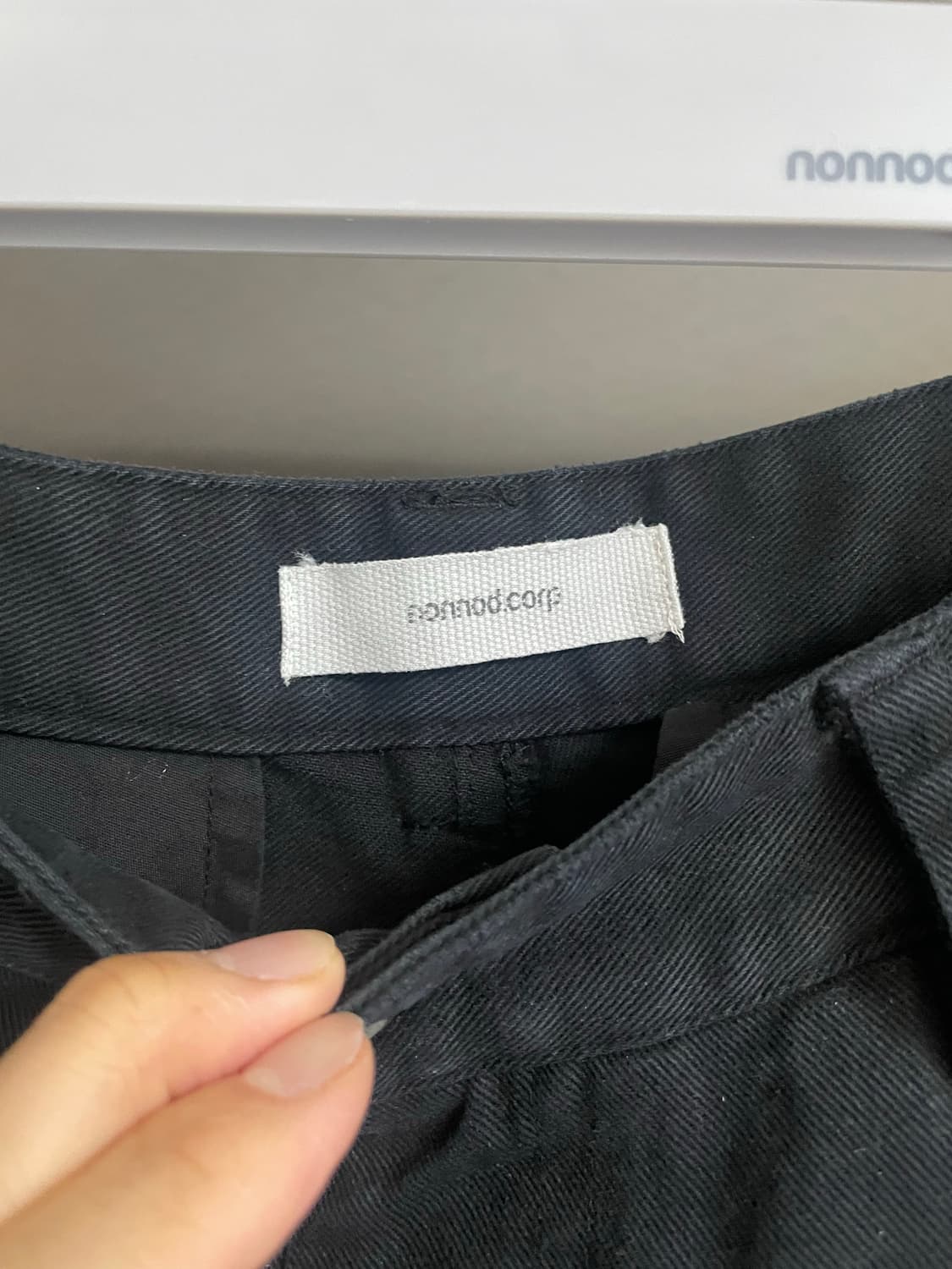 논노드 더블포켓 빈티지 포켓 팬츠 블랙 3Size 상품이미지6