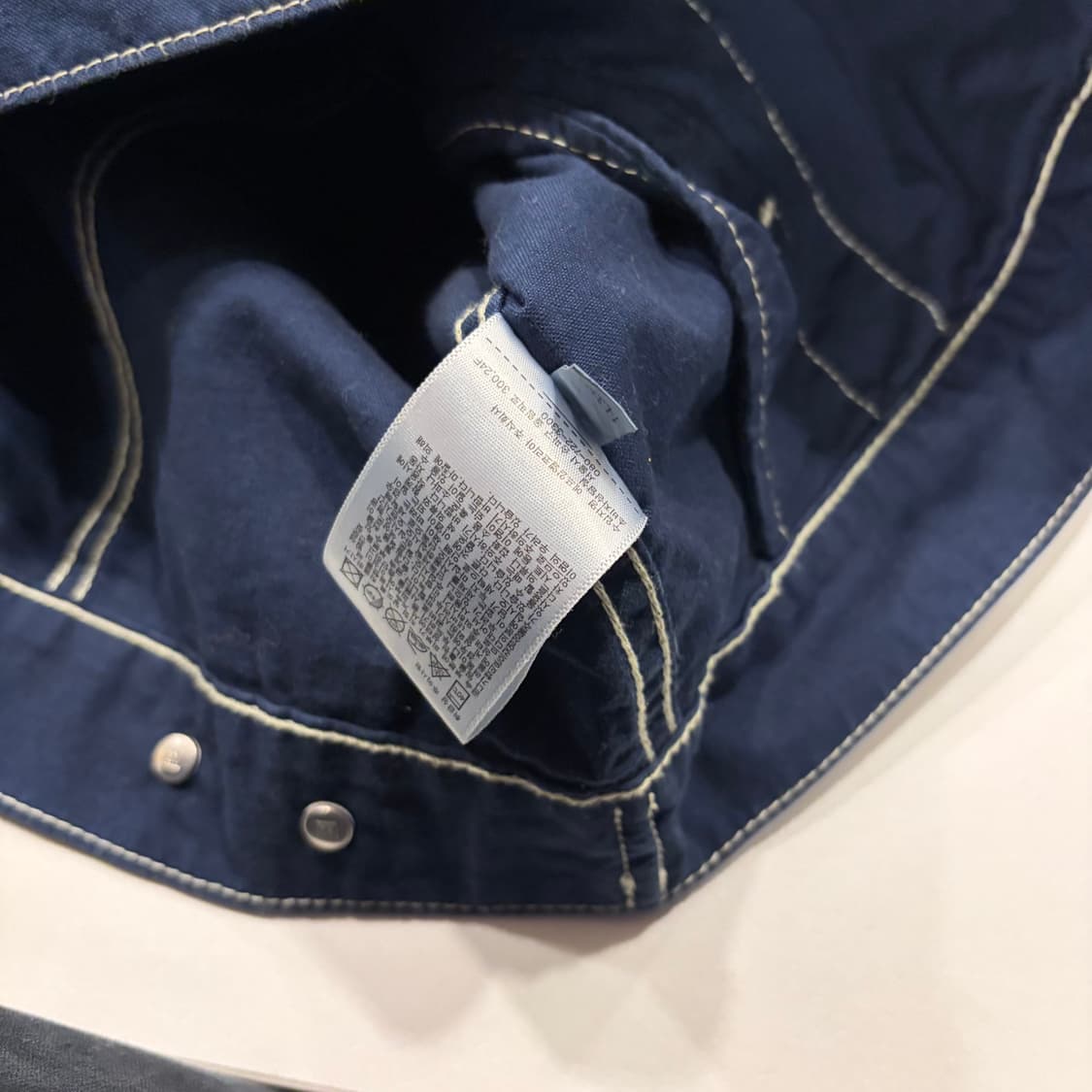 [2XL] 유니클로 JW앤더슨 네이비 트러커 코튼 자켓 D444 상품이미지8