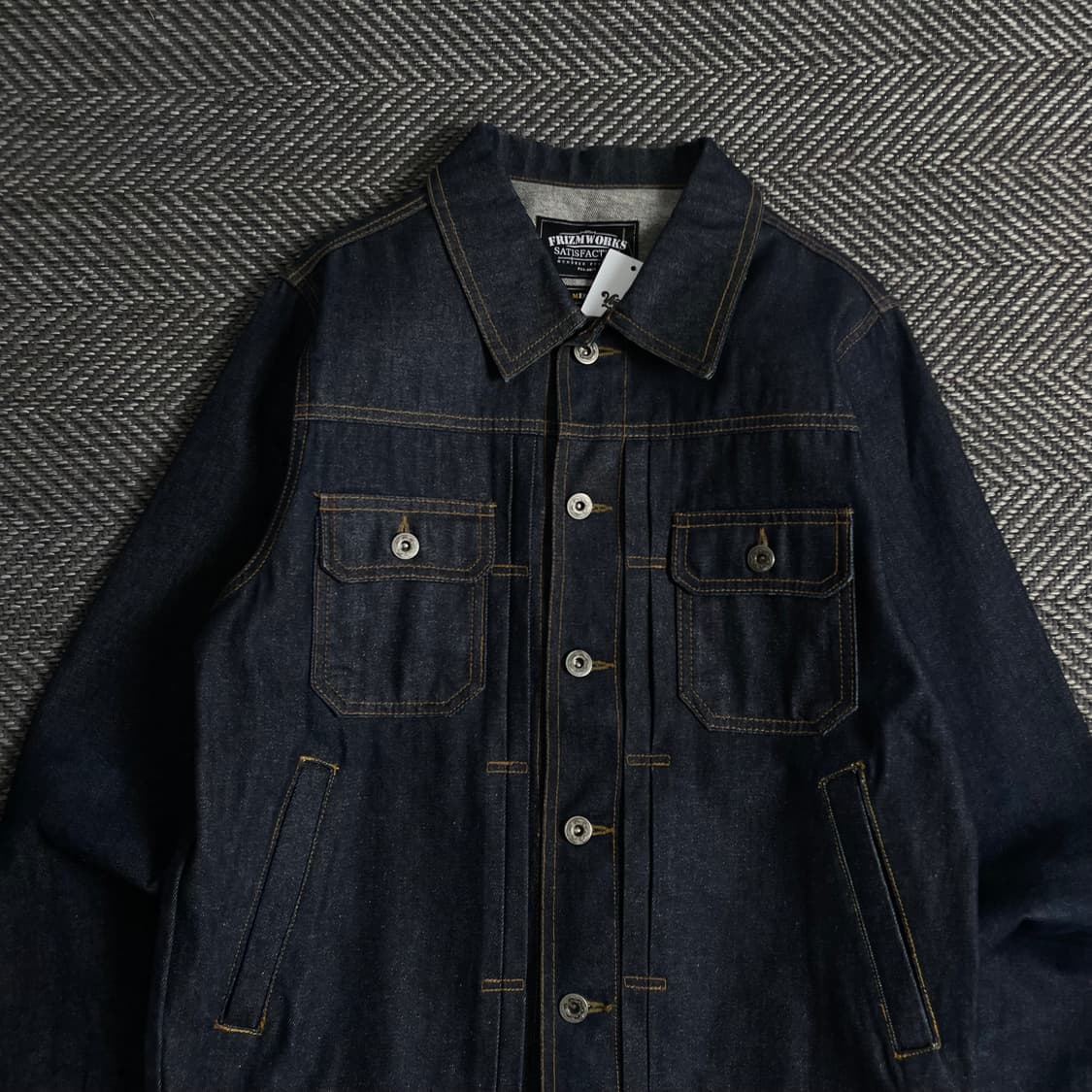 프리즘웍스 아메카지 생지 데님 트러커 자켓y 3308 상품이미지5