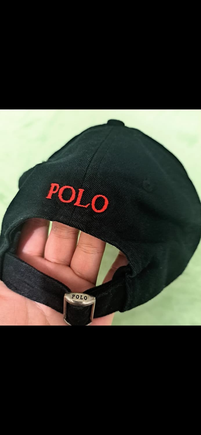 폴로 랄프로렌 블랙 볼캡 상품이미지2