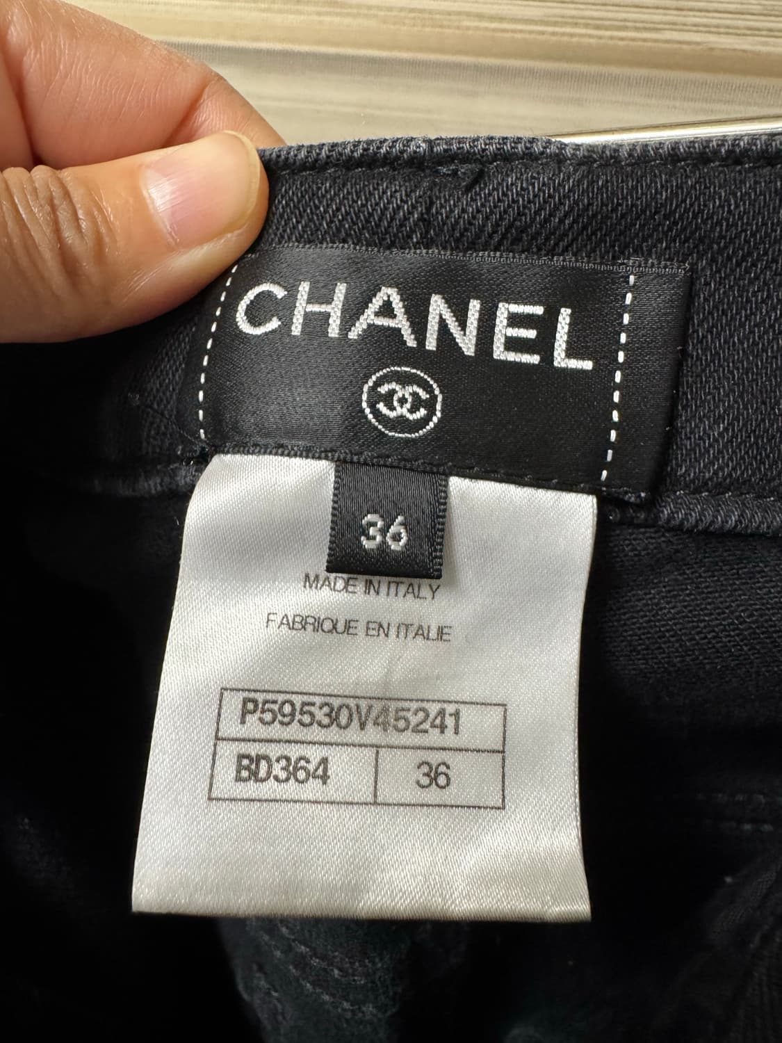 샤넬 블랙진 36사이즈 상품이미지3