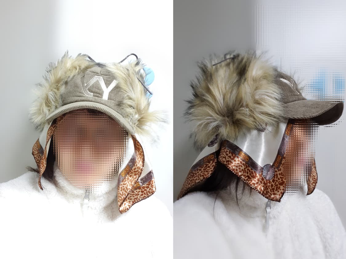 브라운 베이지 오픈와이와이 포우퍼 코튜로이 이어프랩 캡 볼캡 모자 상품이미지9