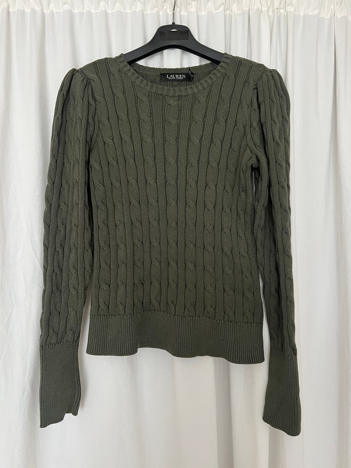 Lauren Ralph Lauren Puff-Sleeve Cable Kn 상품이미지1