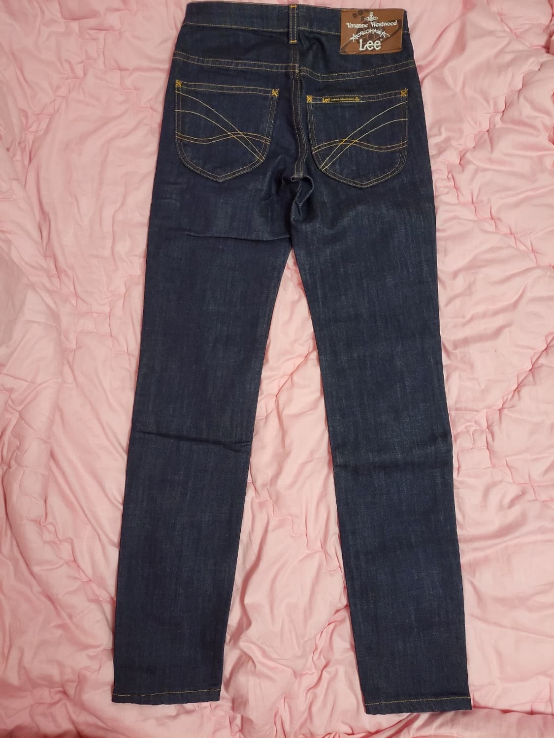 정품)급처미사용새상품!비비안웨스트우드X LEE 콜라보 데님 청바지 팬츠  상품이미지1