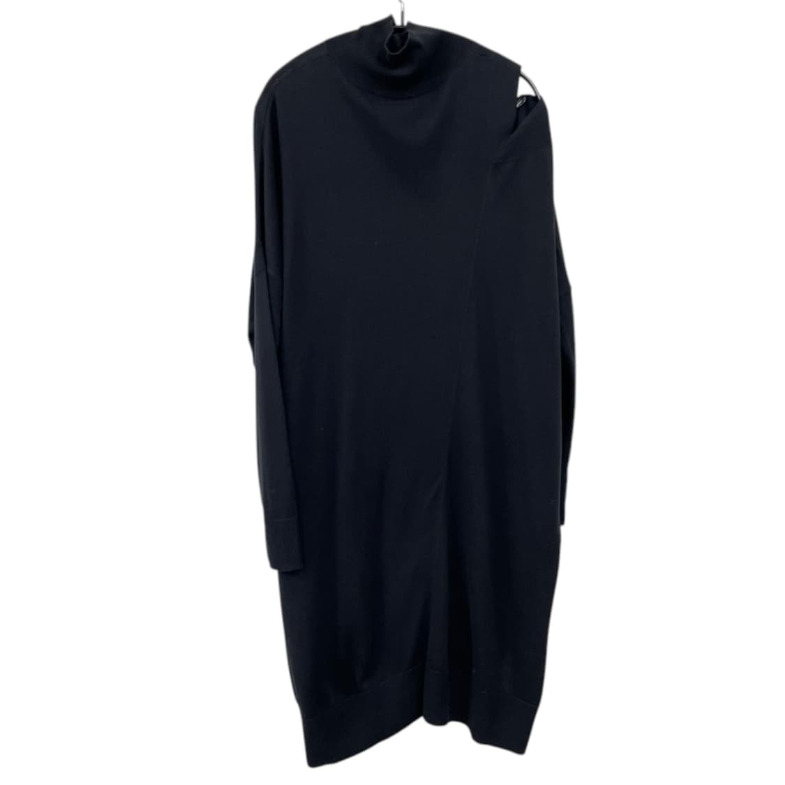 올세인츠 Allsaints 블랙 세실리 콜드숄더 니트 원피스 L 상품이미지2