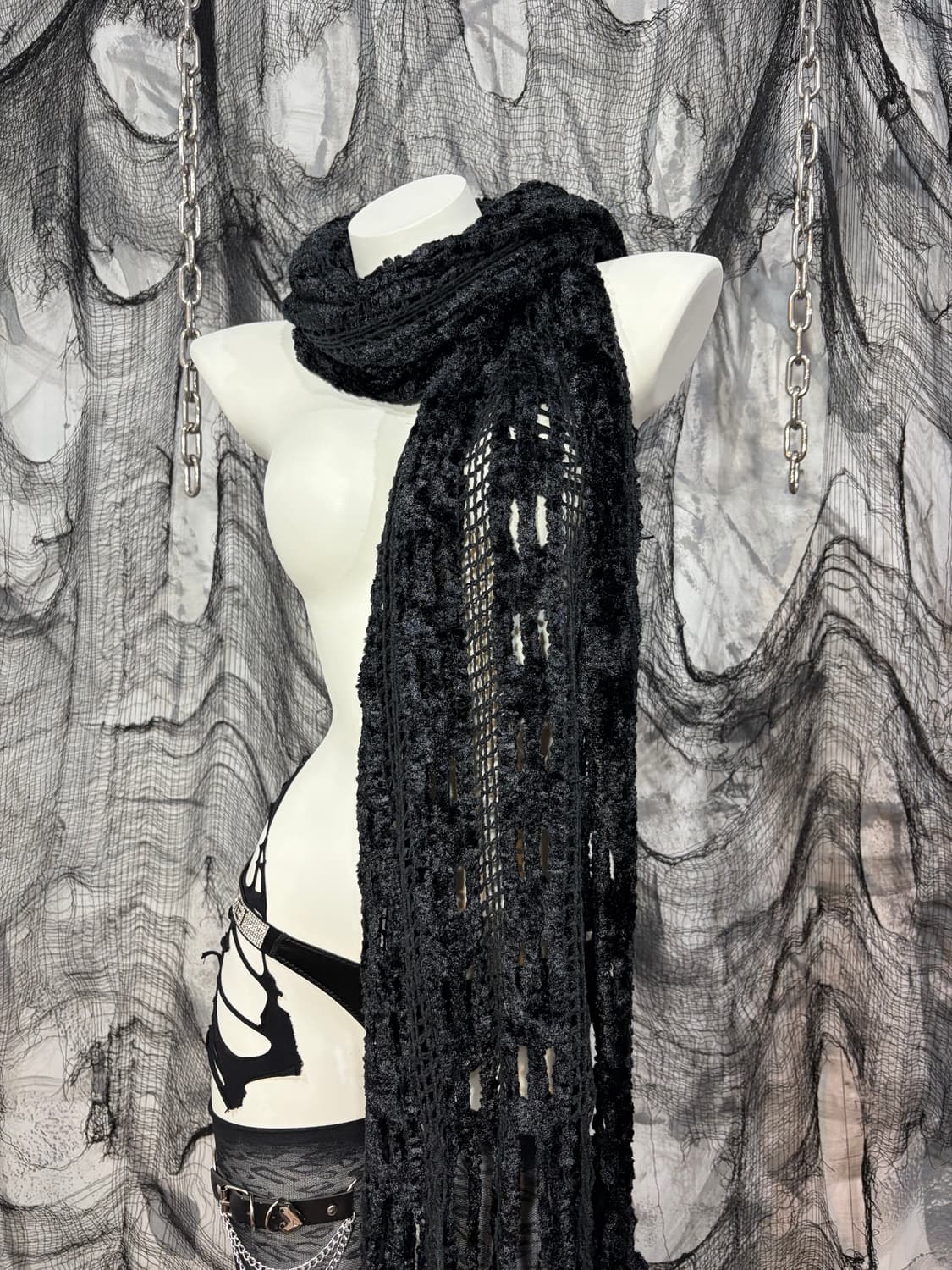 mesh vtg scarf 상품이미지5