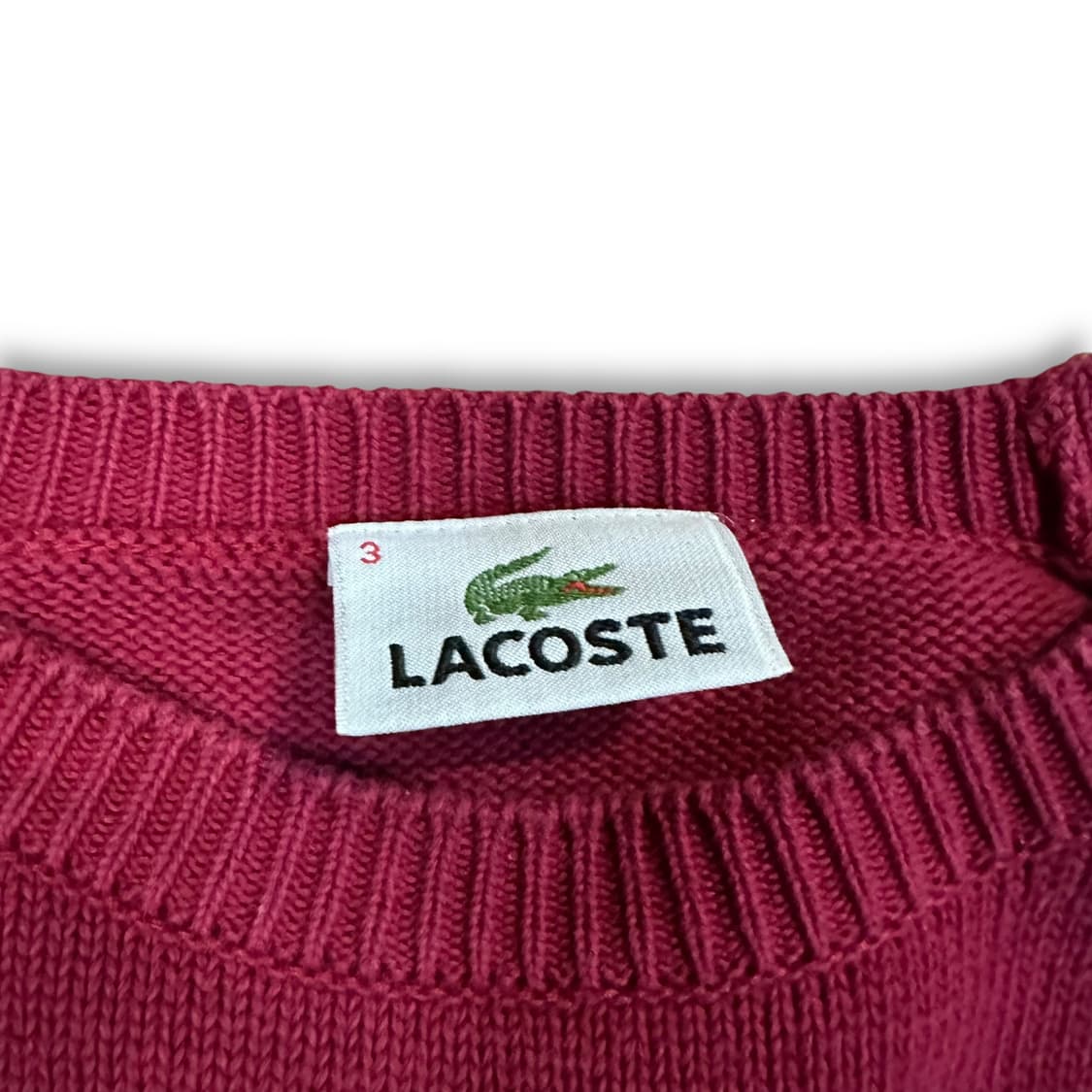 라코스테 크롭 니트 상품이미지4