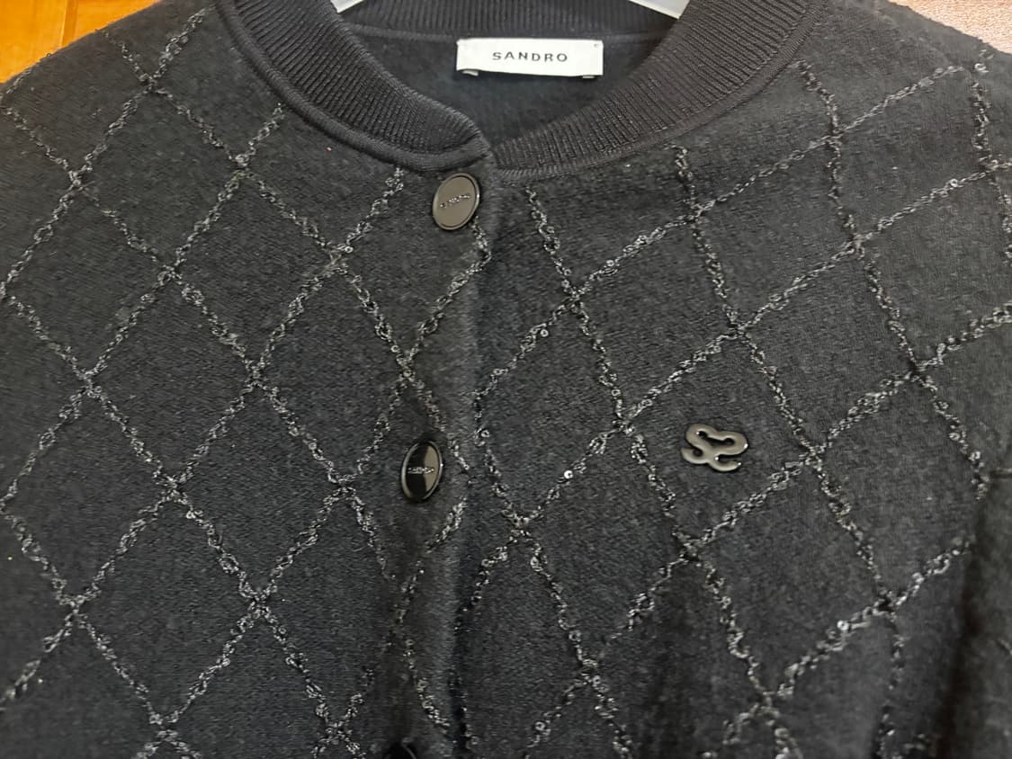 산드로 로고 집업 + 봄버 가디건 자켓 sandro 상품이미지4