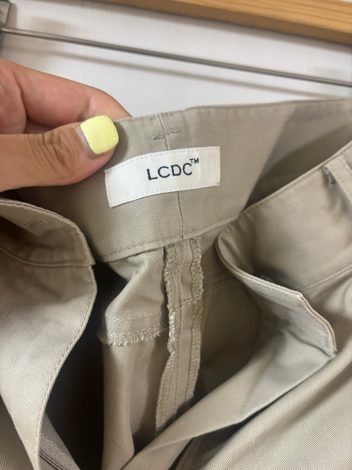 LCDC 스트랩 와이드 트라우저 MM 판매 상품이미지6