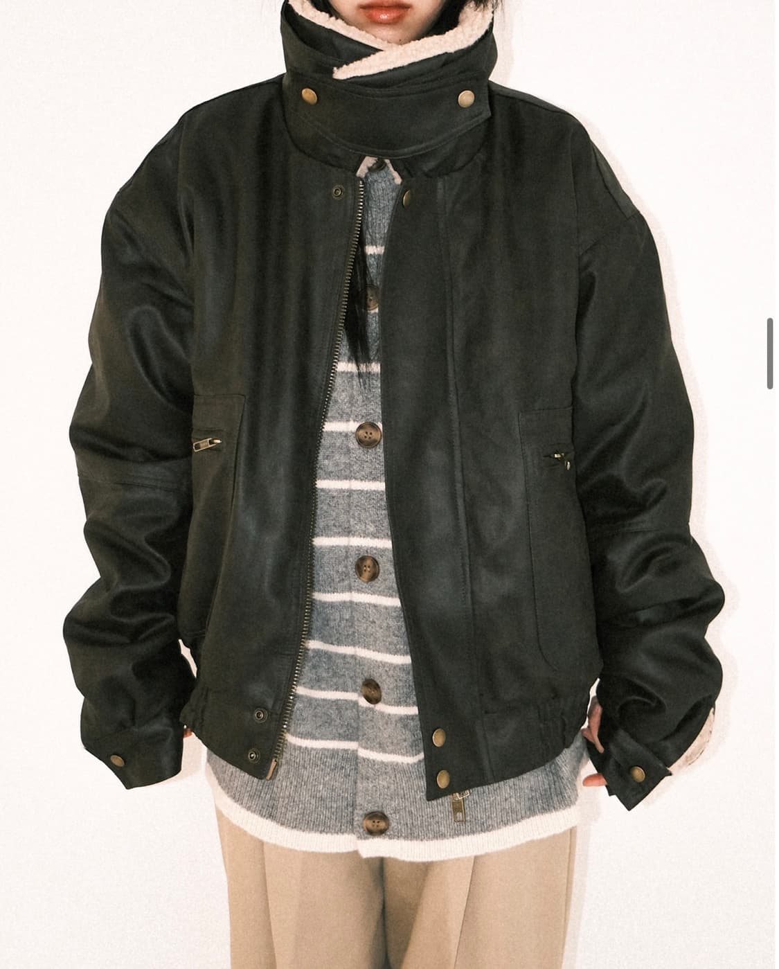 LEEKIE B.T Mustang Jacket brown M사이즈 상품이미지2