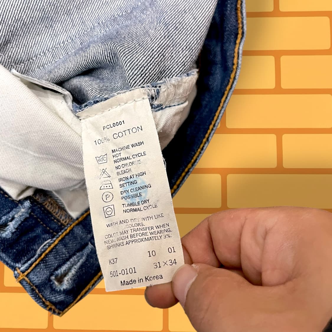 00s 리바이스 501 데님 팬츠 (30) 상품이미지10