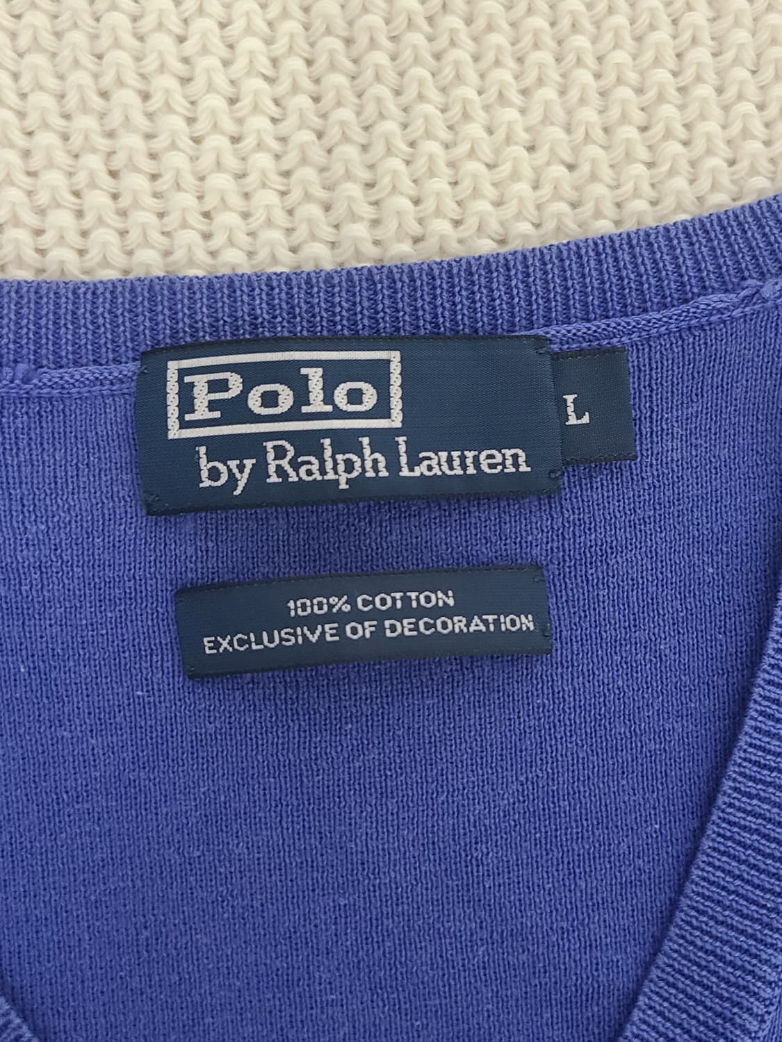 Polo Ralph Lauren V넥 니트 스웨터 상품이미지3