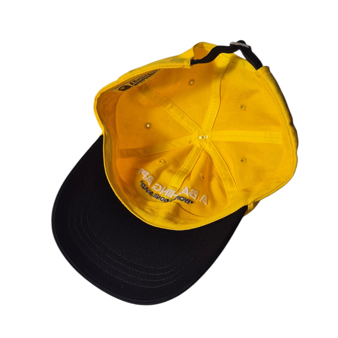 BAPE) 베이프 옐로우 블락 패널캡 상품이미지5
