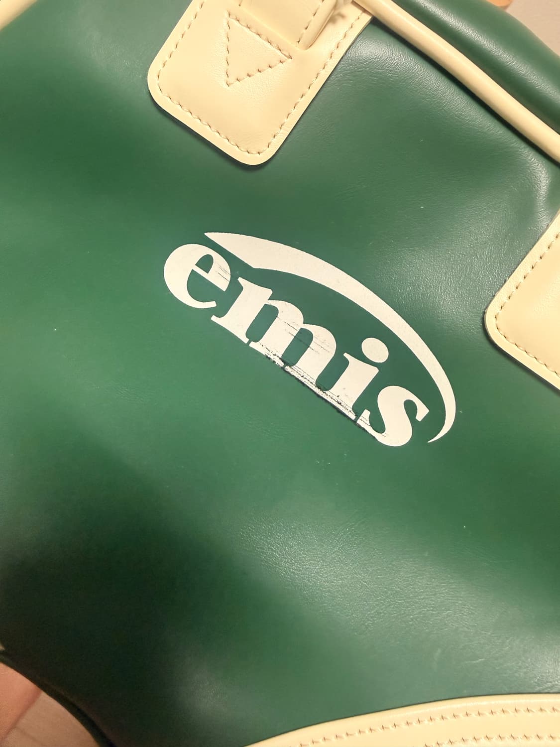 이미스(Emis) 24SS 빈티지 미니 토트백 딥그린 상품이미지2